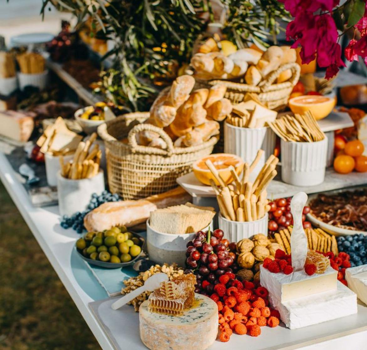 Grazing Table with Mediterranean Twist