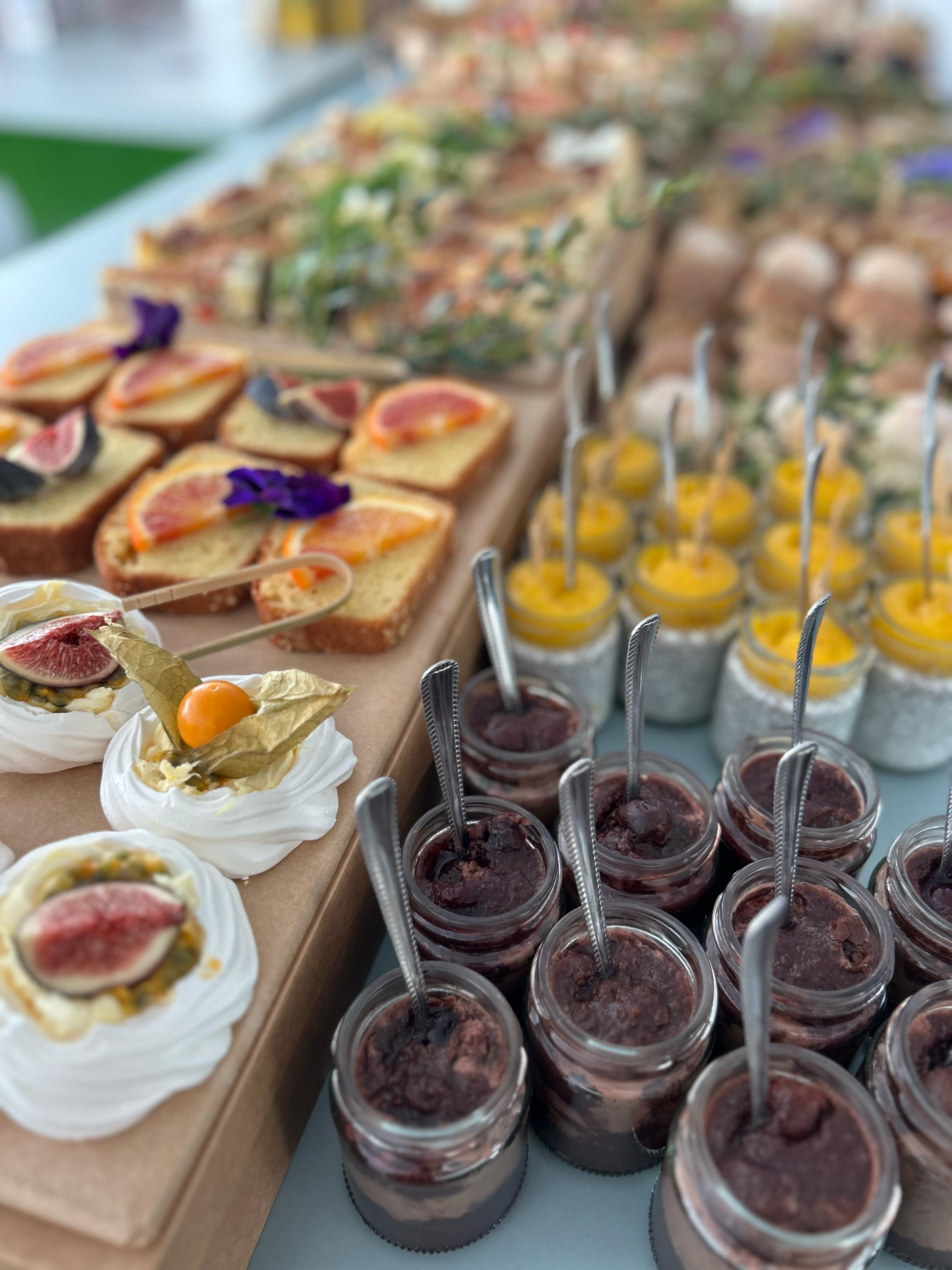 corporate breakfast grazing table